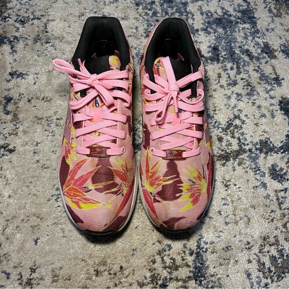 Adidas Torsion Zx Flux Light Pink Multi-Colored Floral Size 10 - Picture 4 of 10